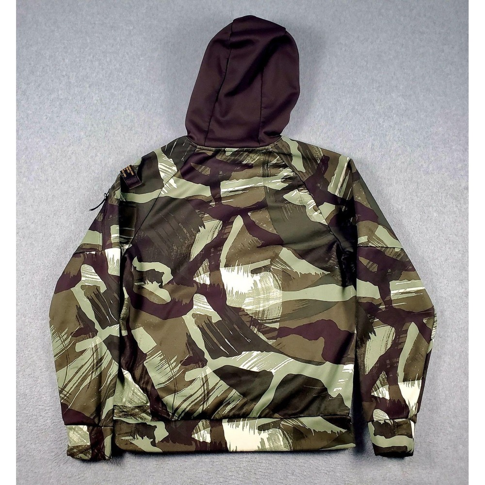 Nike Hoodie Mens Small Cascade Brushstroke Therma-Fit Fleece Pullover Sweatshirt - Picture 5 of 12